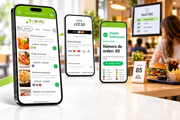 Pedir y pagar desde el móvil
