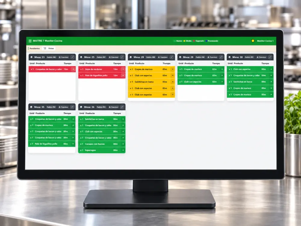 Monitor de cocina MAîTRE